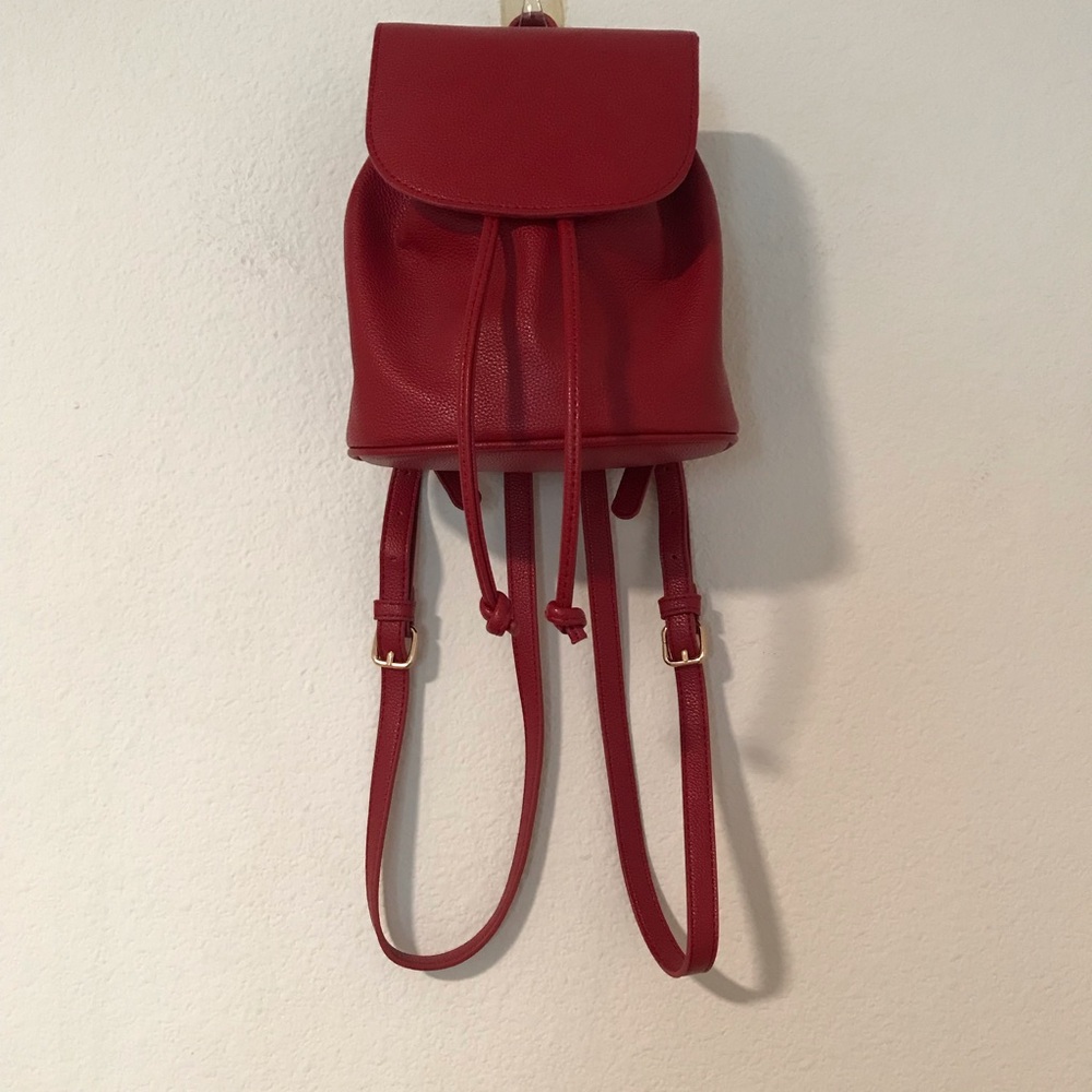 Red Mini Forever 21 Backpack - Picture 2 of 10
